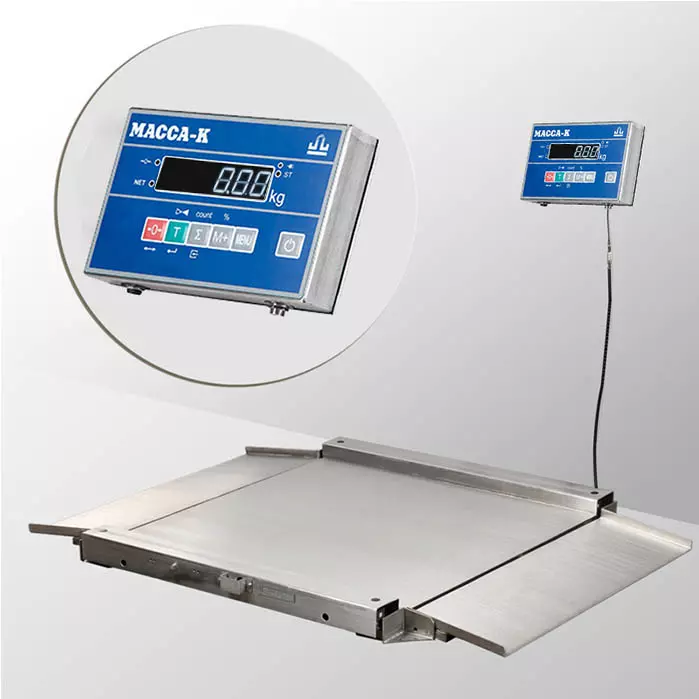 картинка Платформенные весы Massa-K 4D-LA.S-10/10_AB магазин ККМ.ЦЕНТР являющийся официальным дистрибьютором в России
