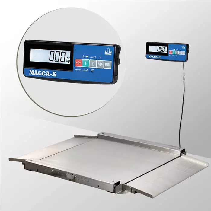 картинка Платформенные весы Massa-K 4D-LA.S-15/12_A(RUEW) магазин ККМ.ЦЕНТР являющийся официальным дистрибьютором в России